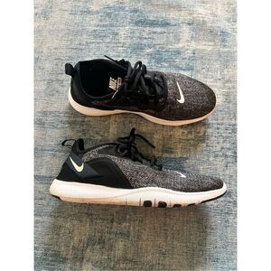 Nike Black White Gray Women's Flex TR9 Trainer 9 Size 9.5